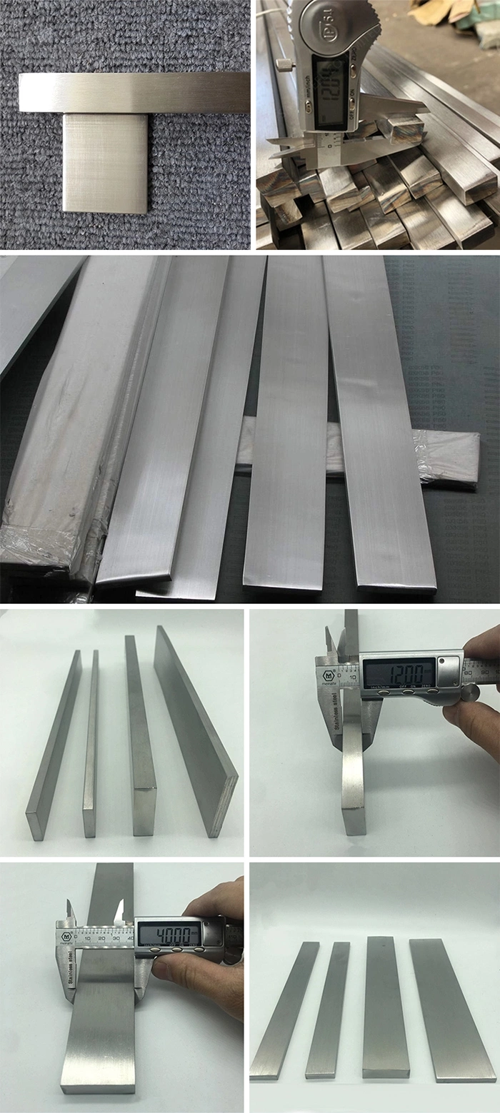 SUS304 Stainless Steel Flat Bar Inox TP304 1.4301 SS 304 Flat Bar 30*3*3000MM Brushed Finish 0
