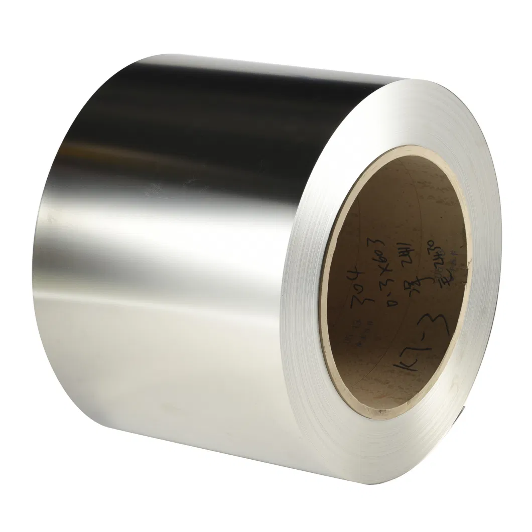 SUS301 0.8mm  HV 450 High Precision Slitting Stainless Steel  Strip Coil Used For Spring 0