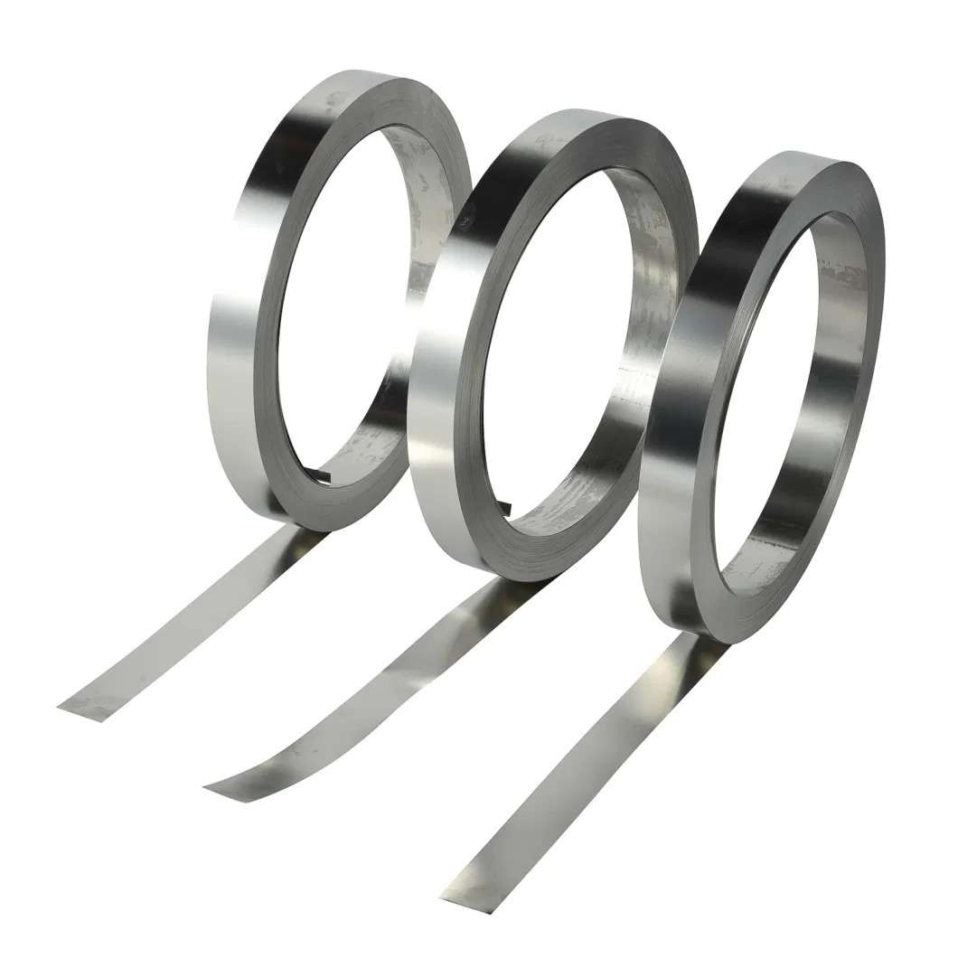 SUS301 0.8mm  HV 450 High Precision Slitting Stainless Steel  Strip Coil Used For Spring 4
