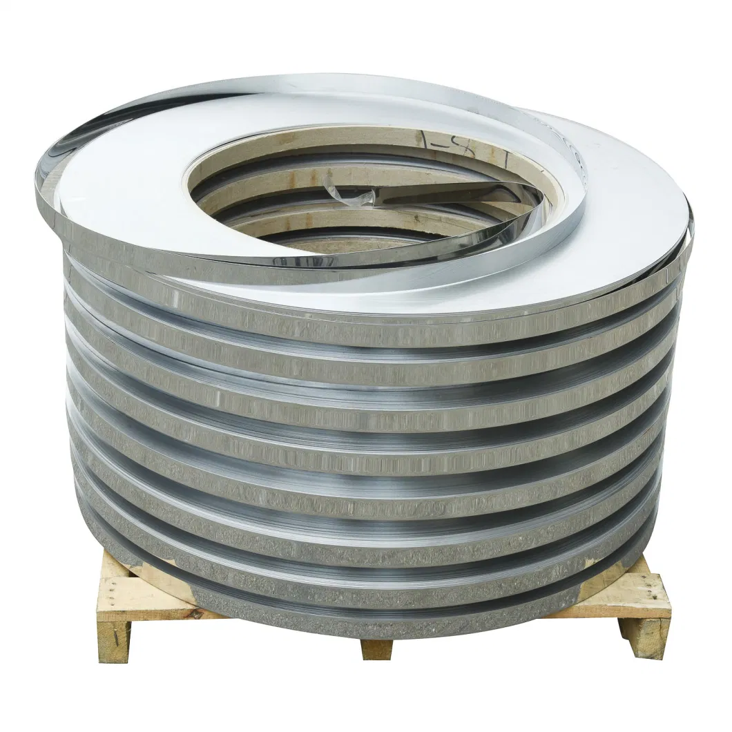 SUS301 0.8mm  HV 450 High Precision Slitting Stainless Steel  Strip Coil Used For Spring 5