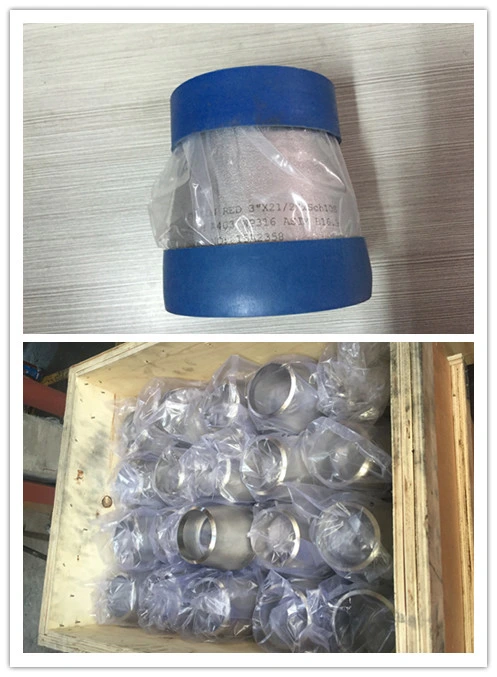 Duplex  1.4462 2205 Stainless Steel  SCH40 - S31803 S32205  Seamless  concentric reducer -3" x 2" 3