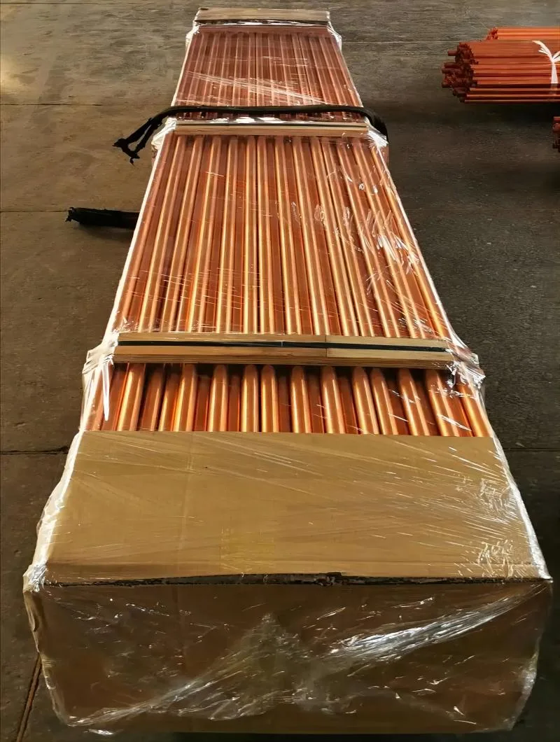 Cu-DHP EN Number CW024A UNS C12200 Red Copper Bar 4.5" Diameter x 1.750" Length 0