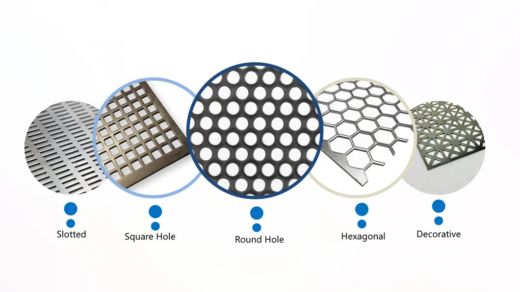 Perforated Metal Sheet SUS 316L  Stainless Steel Sheet 1mm Thk 10mm Hole 1