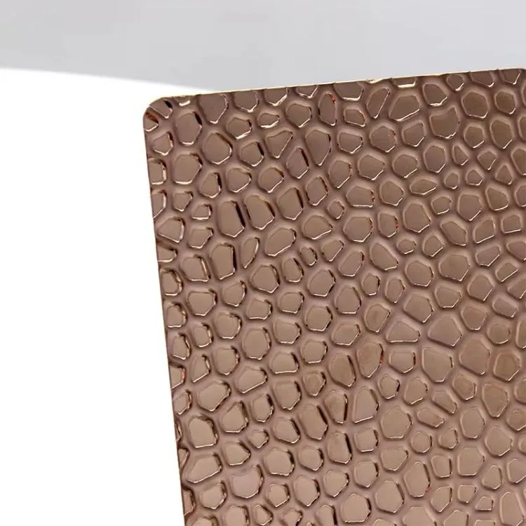 Stainless Steel Decorative Material Honeycomb Pattern Stamped Stainless Steel Metal Sheet For Wall Metal Decorative Panel 1