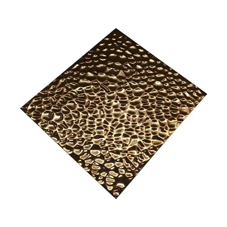 Stainless Steel Decorative Material Honeycomb Pattern Stamped Stainless Steel Metal Sheet For Wall Metal Decorative Panel 2