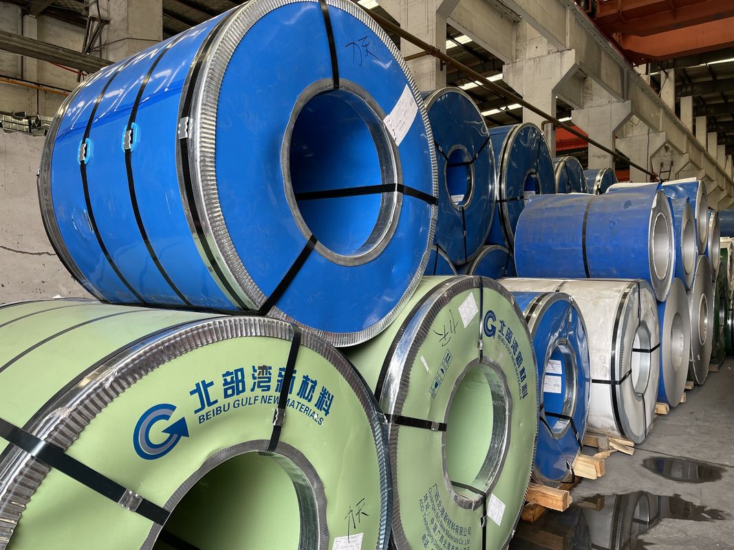 Galvanized 304 Stainless Steel Coil JIS ISO9001 Bright 1000mm